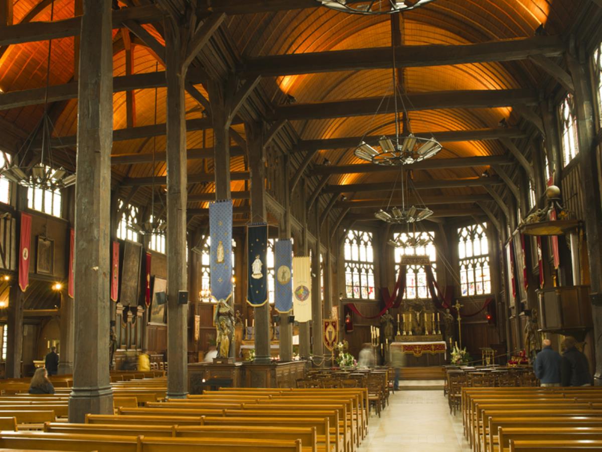 Eglise Sainte-Catherine de Honfleur, double coque en bois