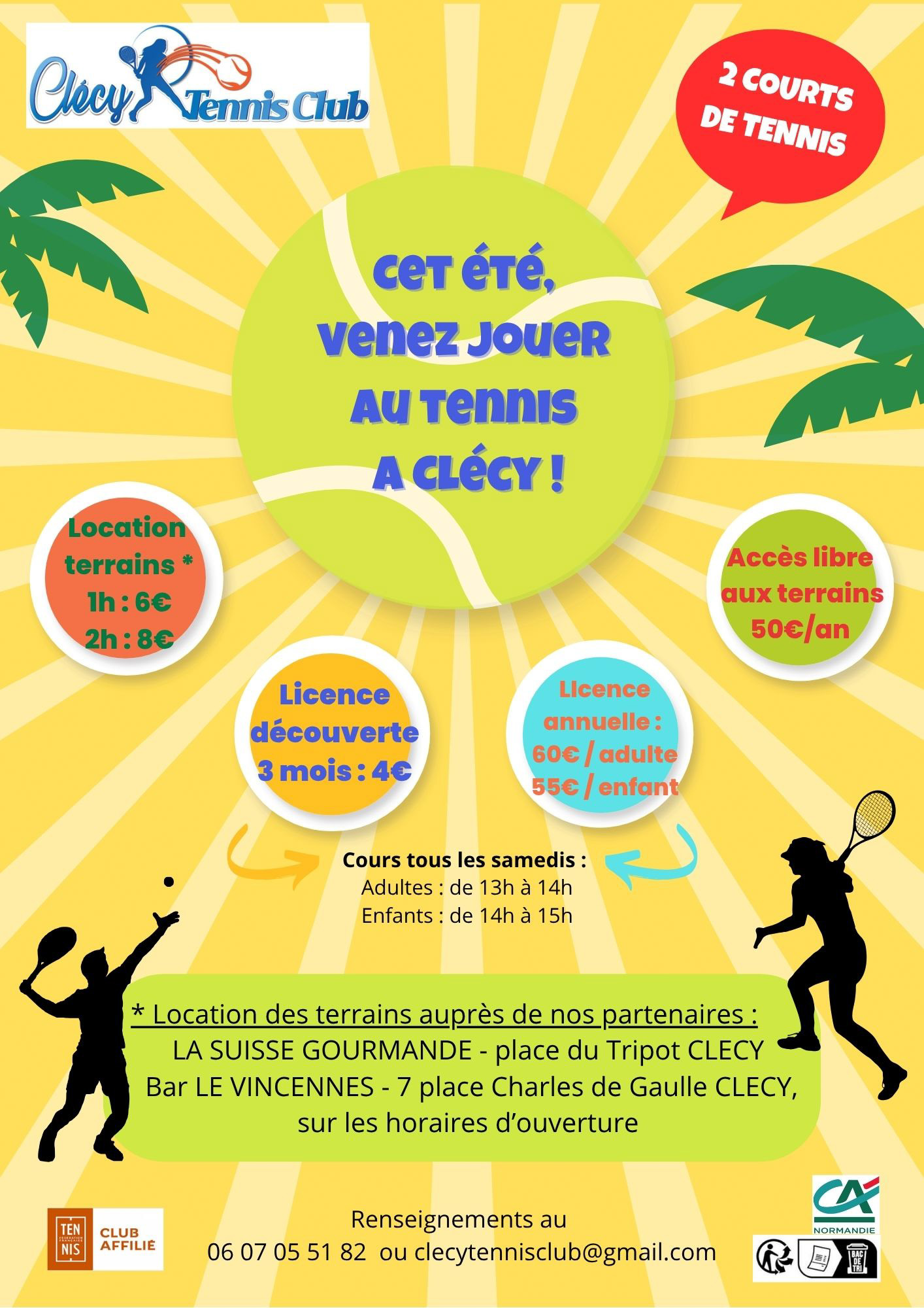 Jouez au tennis !