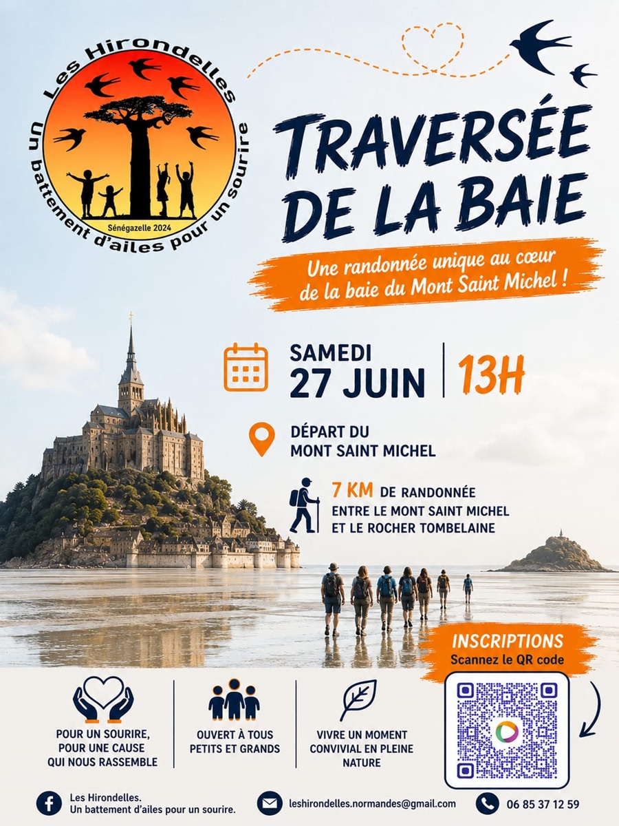 Evénement solidaire >Traversée de la baie — visuel événement