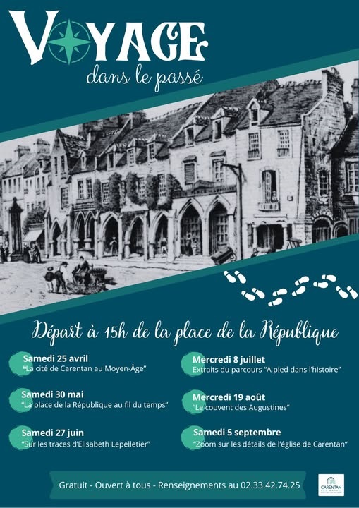 Balade commentée "À pied dans l'Histoire" — visuel événement