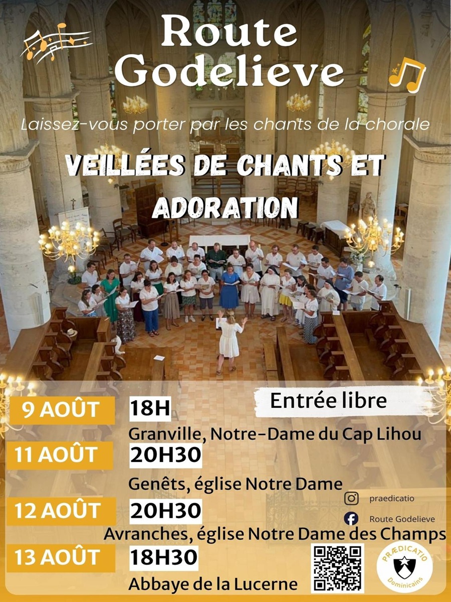 Veillée de chants et adoration par la chorale Godelieve