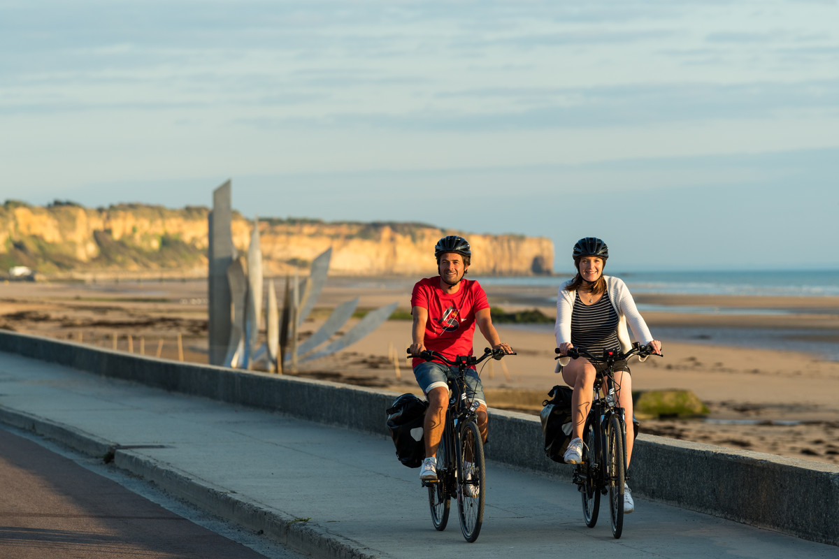 La Vélomaritime : de Port-en-Bessin à Omaha Beach