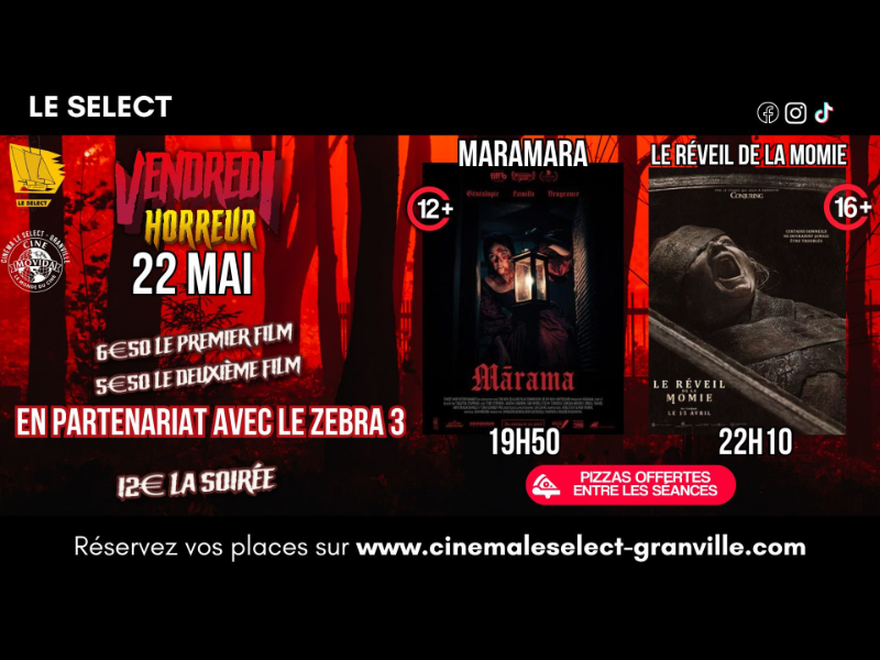 Vendredi Horreur: Marama et Le réveil de la momie — visuel événement