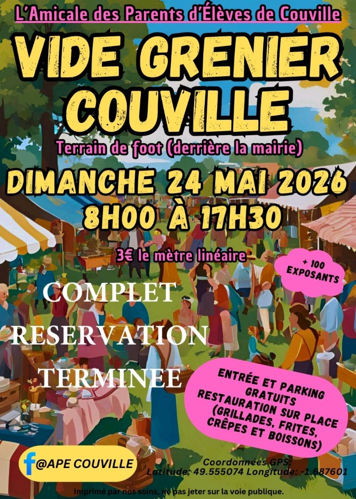 Vide-grenier APE Couville — visuel événement