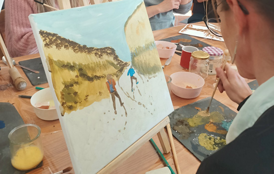 Vignette-Peinture naturelle