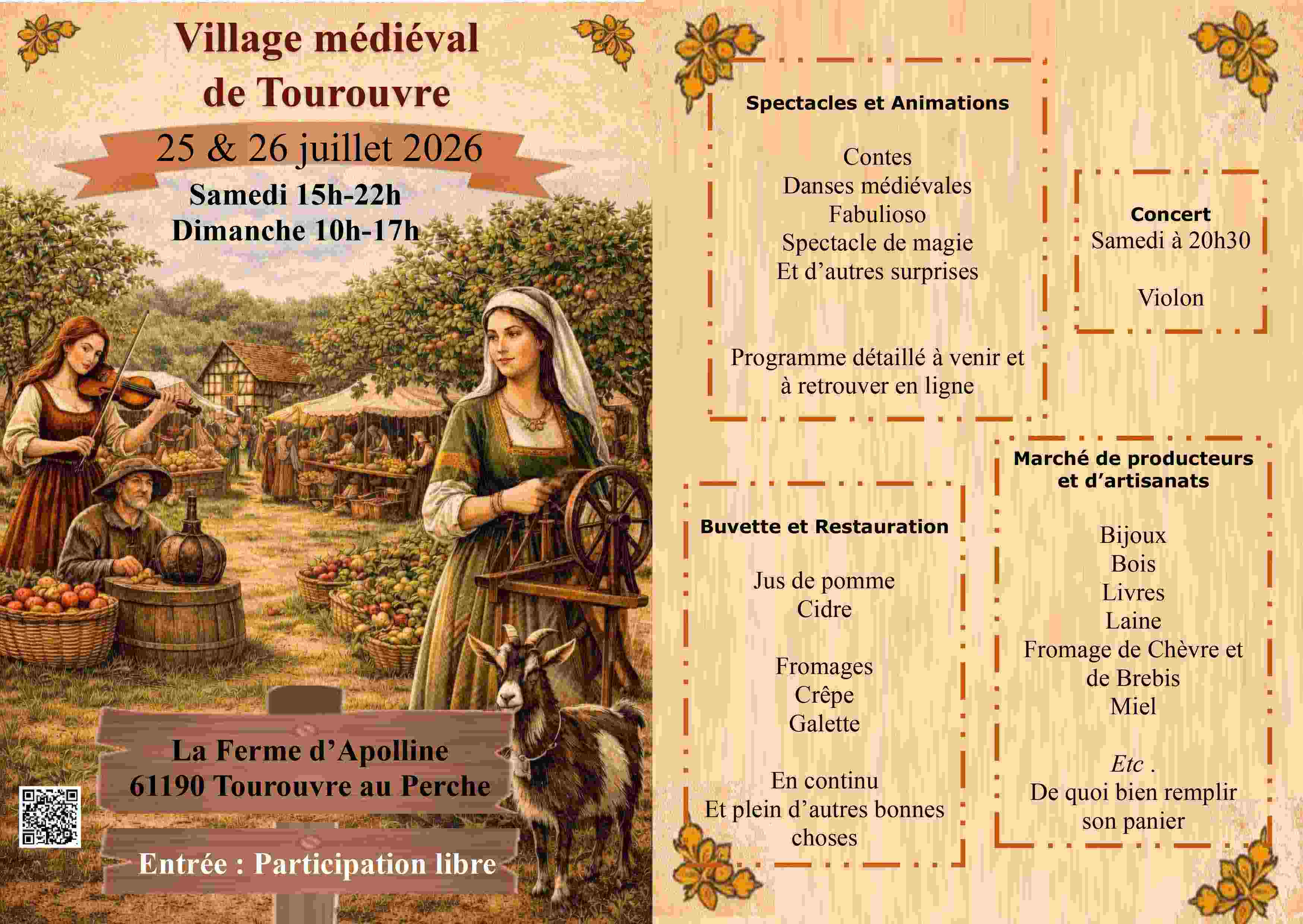 Le village médiéval de Tourouvre