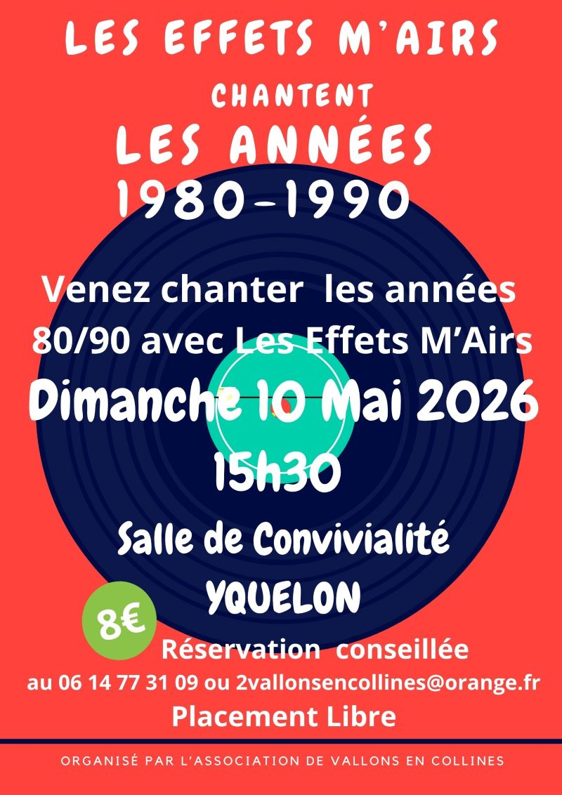 Les Effets M'Airs chantent les années 80/90