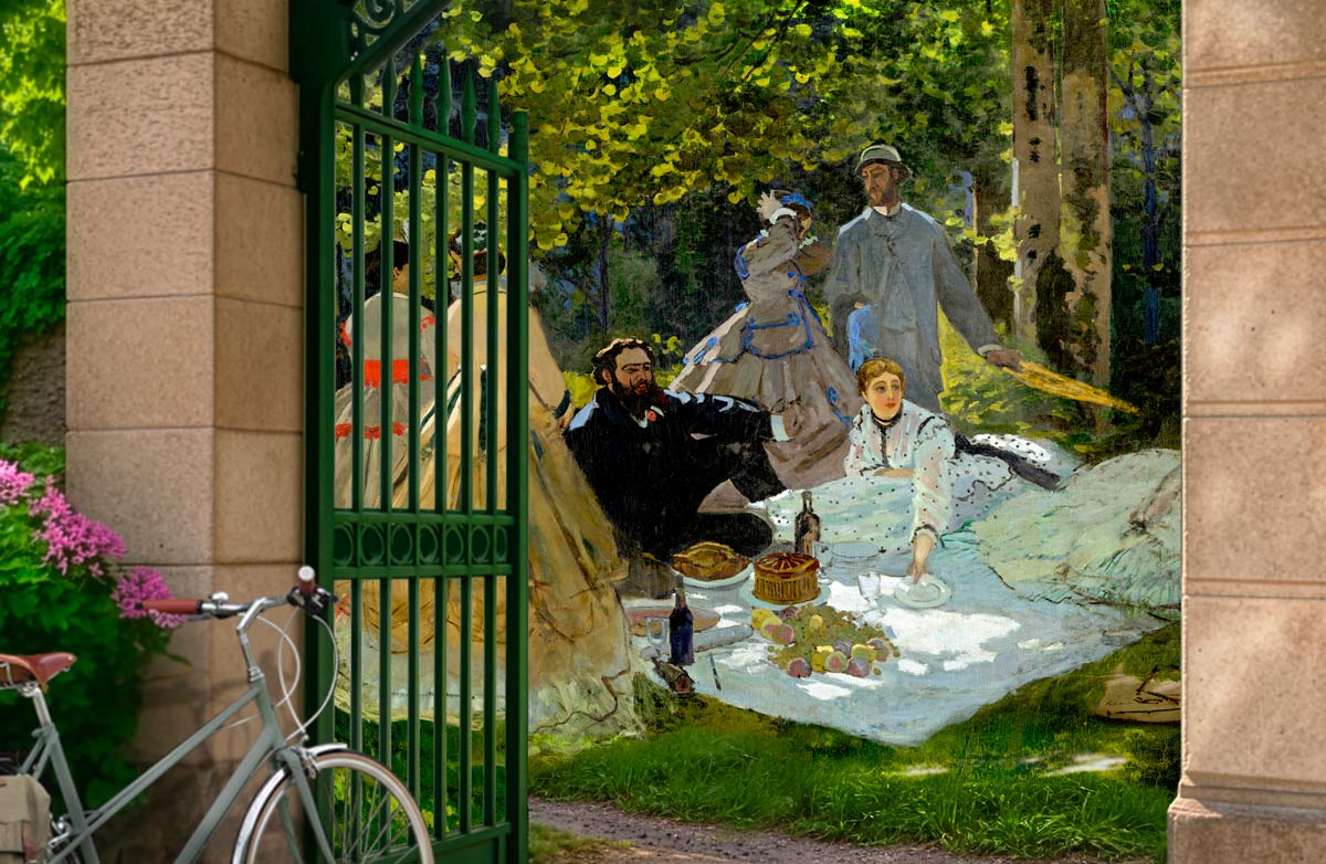 Menu inspiré de l'univers de Claude Monet