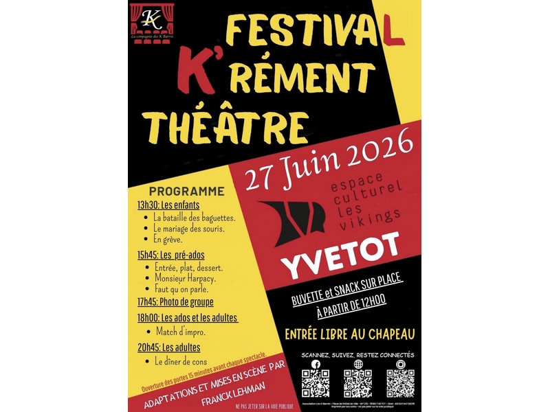 Festival K’Rément Théâtre