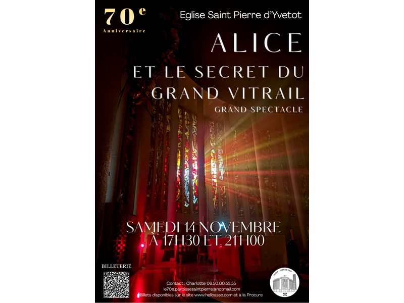 Spectacle - Alice et le secret du grand vitrail