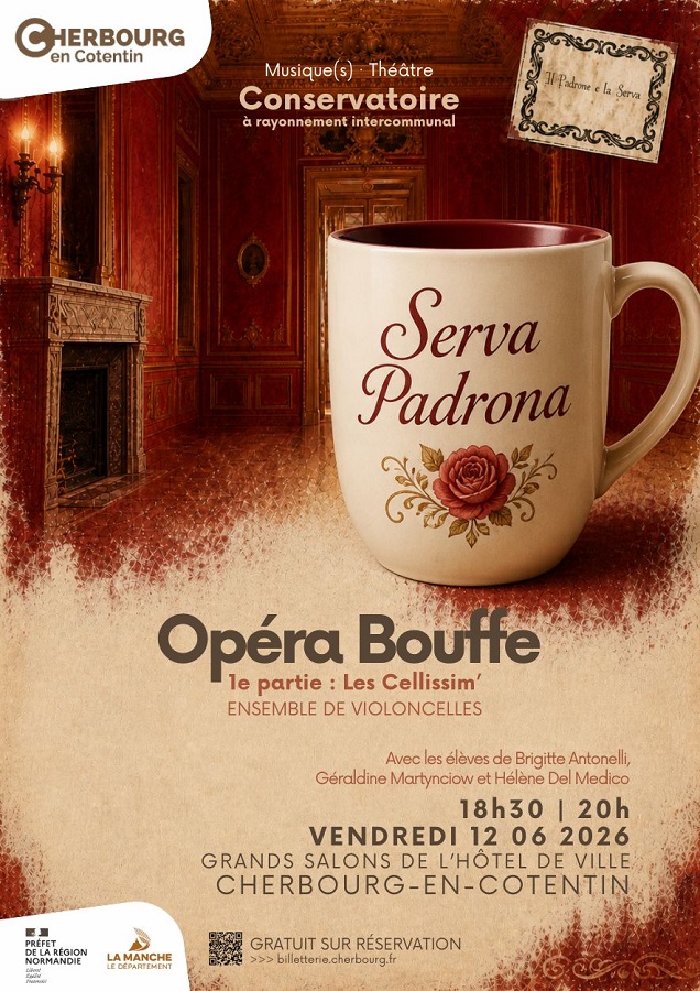 Opéra bouffe La serva Padrona — visuel événement