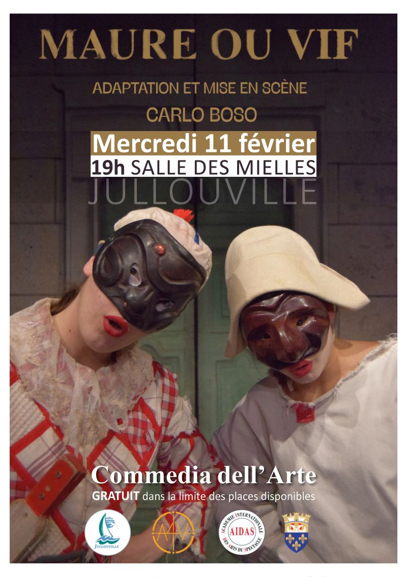 Commedia dell'Arte Maure ou Vif