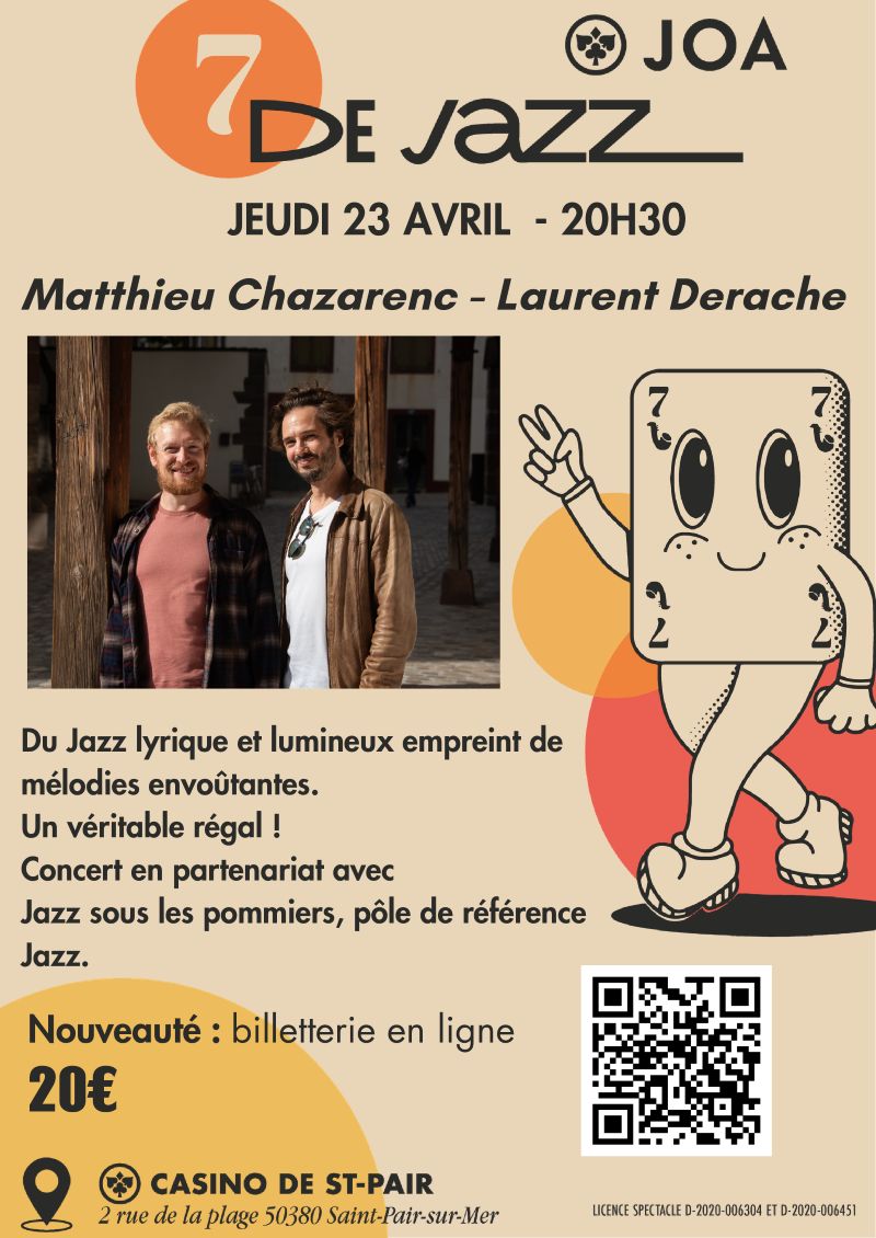 Concert de jazz Derache Chazarenc — visuel événement