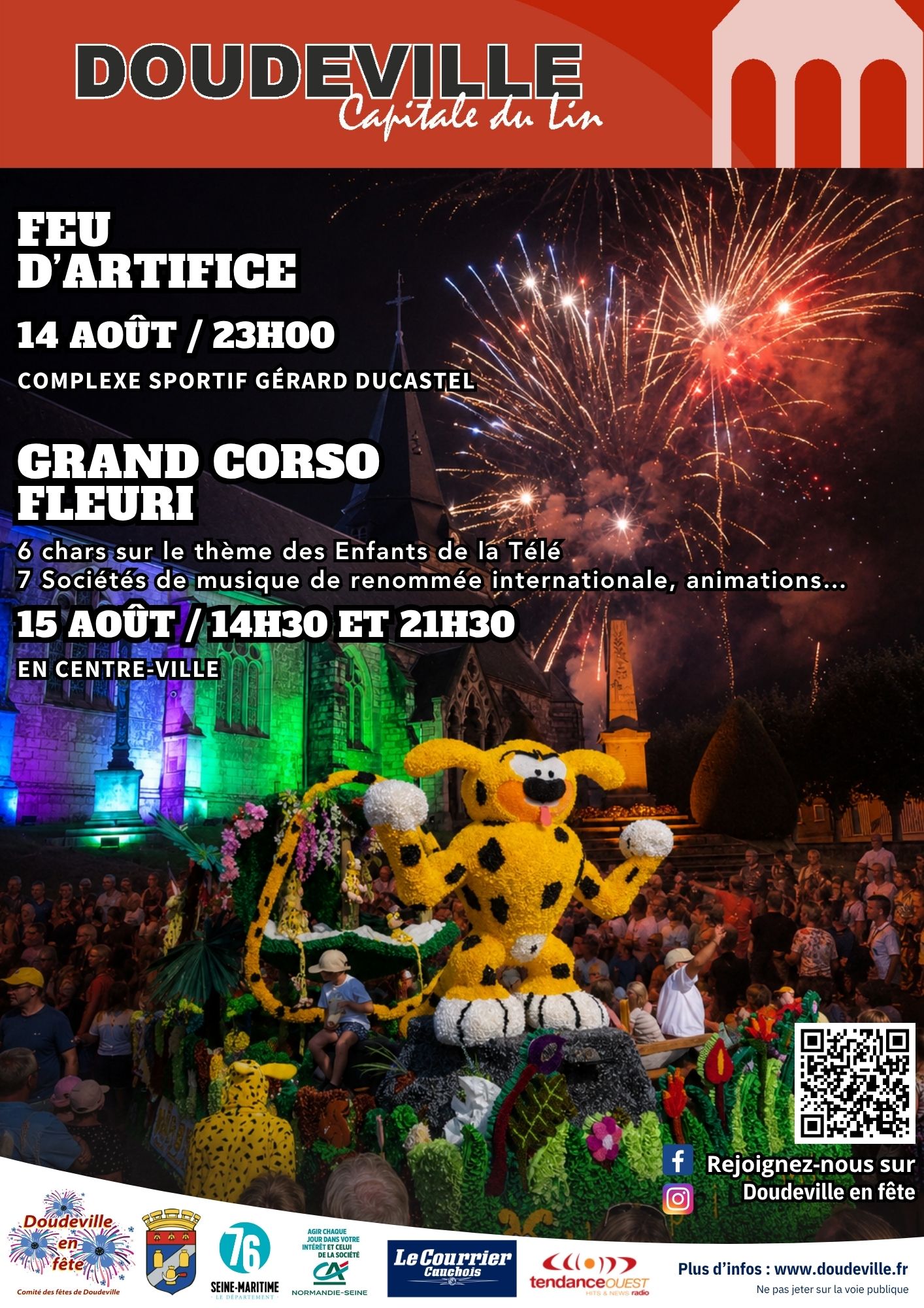 Fête Patronale Doudeville : Grand Corso Fleuri