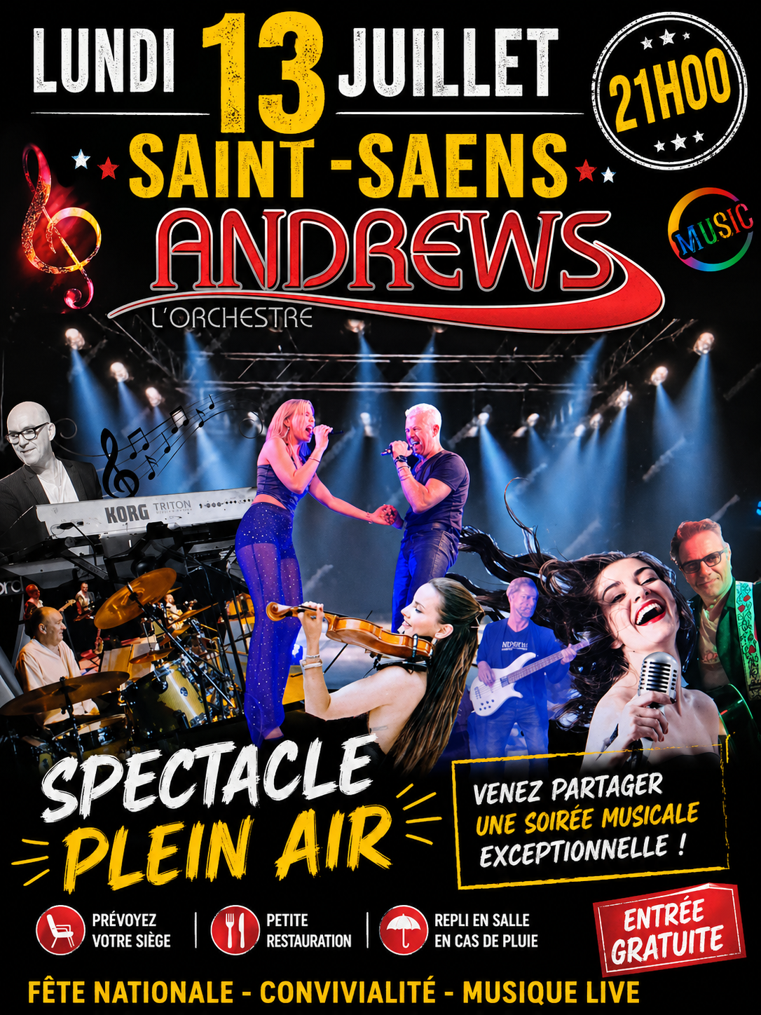 Spectacle : Orchestre Andrews