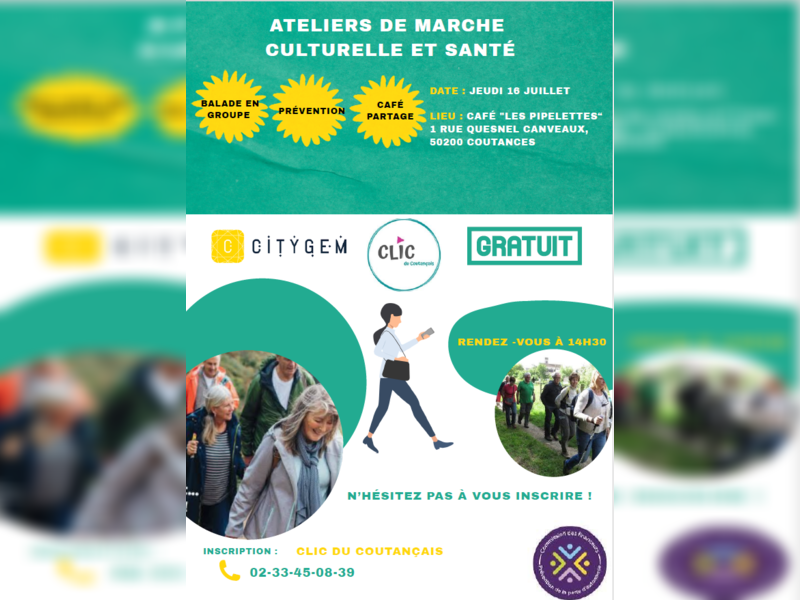 Atelier bien-être : marche, culture et café partage