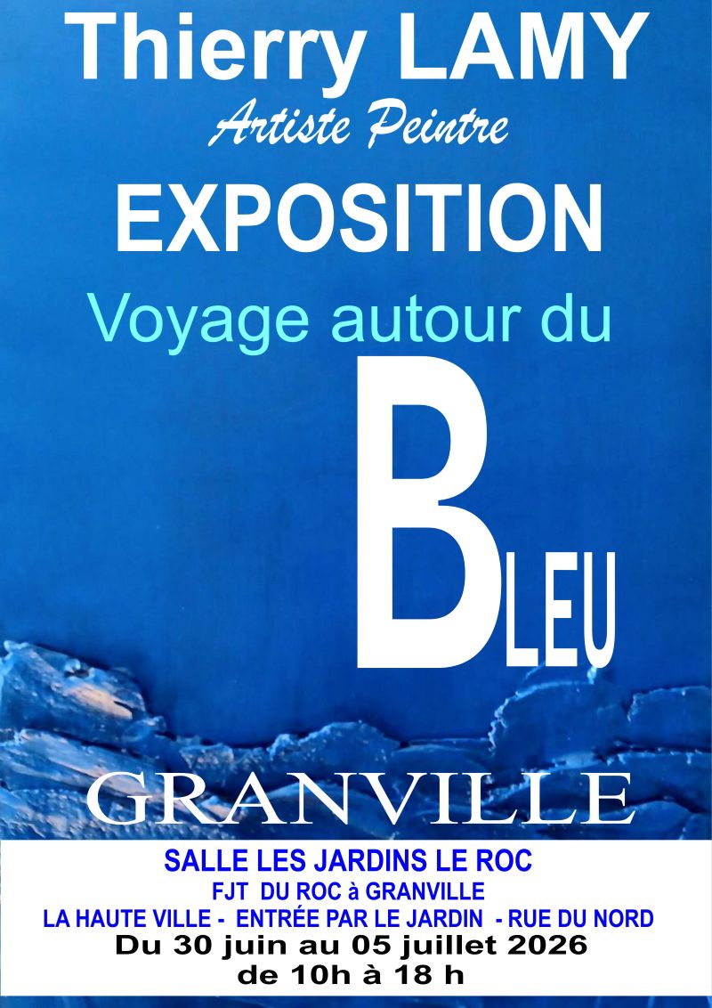 Exposition de peinture " voyage autour du bleu"