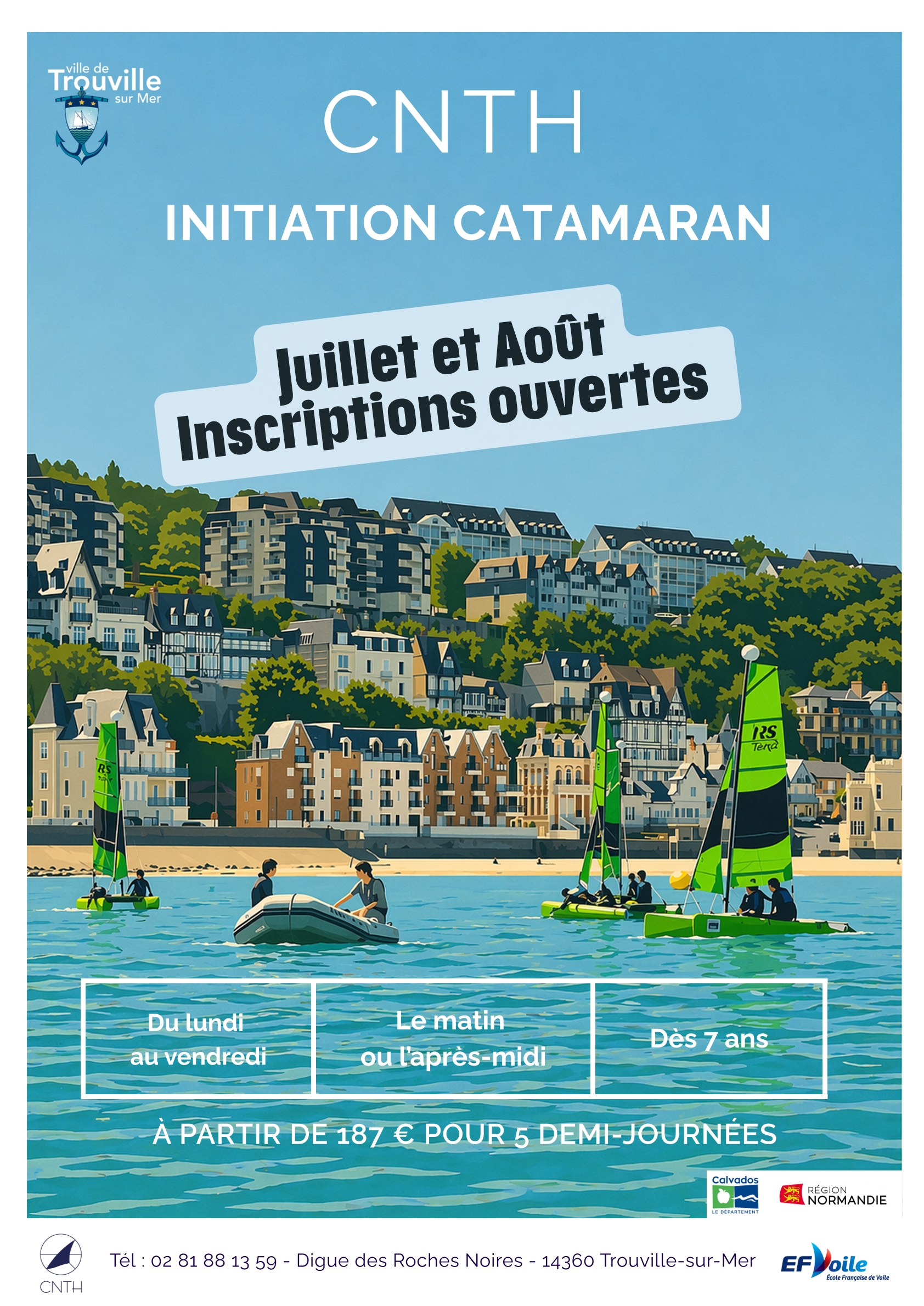 CNTH - Initiation catamaran (dès 7 et 13 ans)