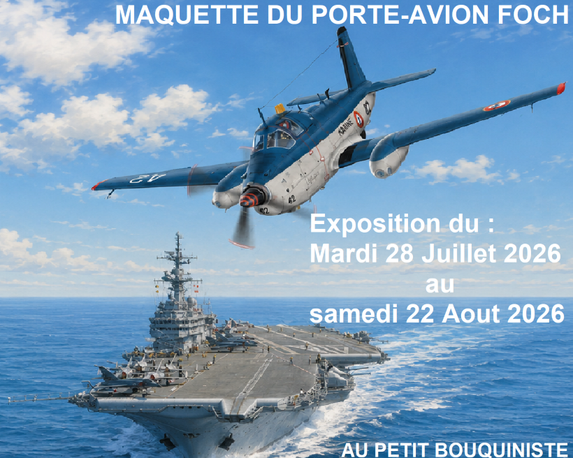 Maquette du porte-avion Foch