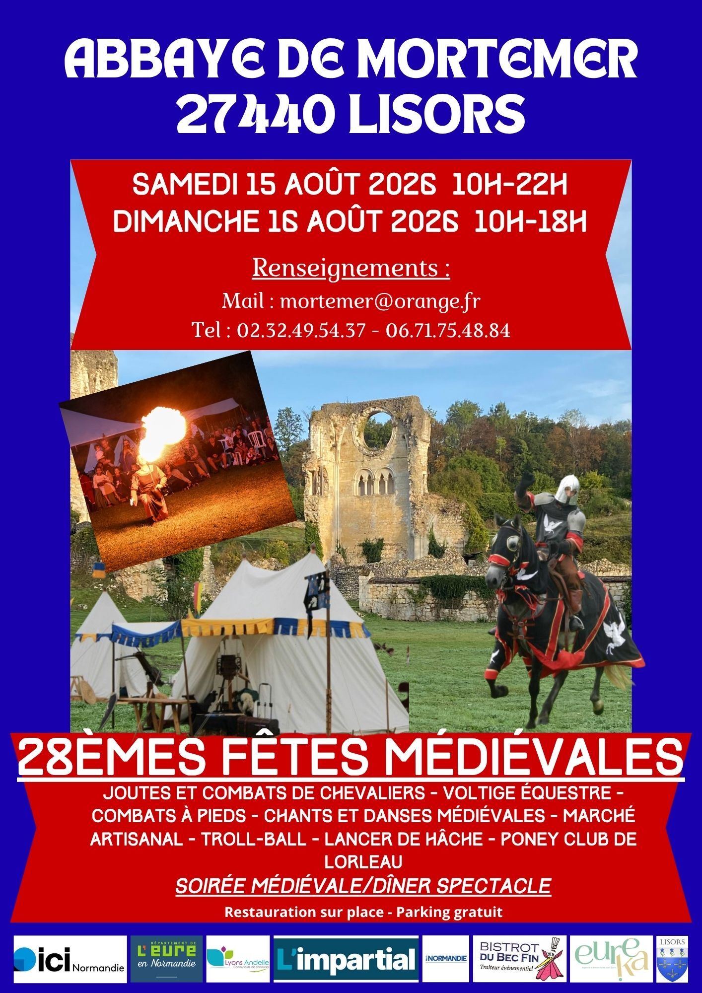 28e Fêtes Médiévales à l'Abbaye de Mortemer