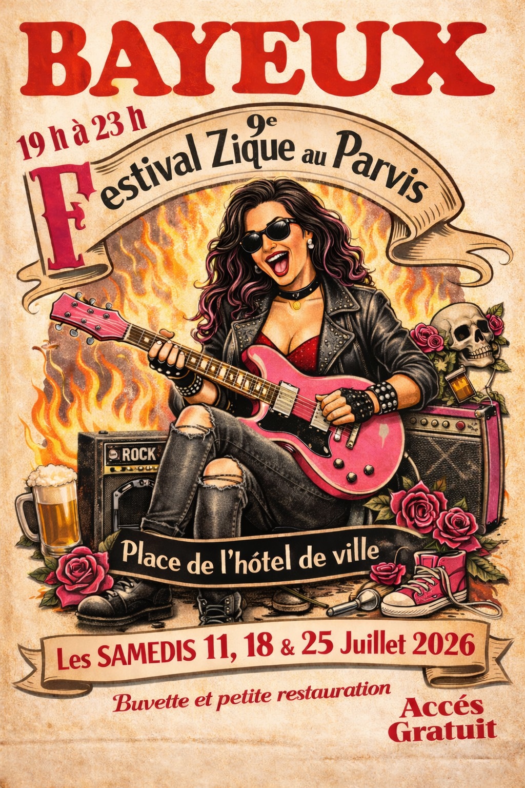 Zique au parvis — visuel événement