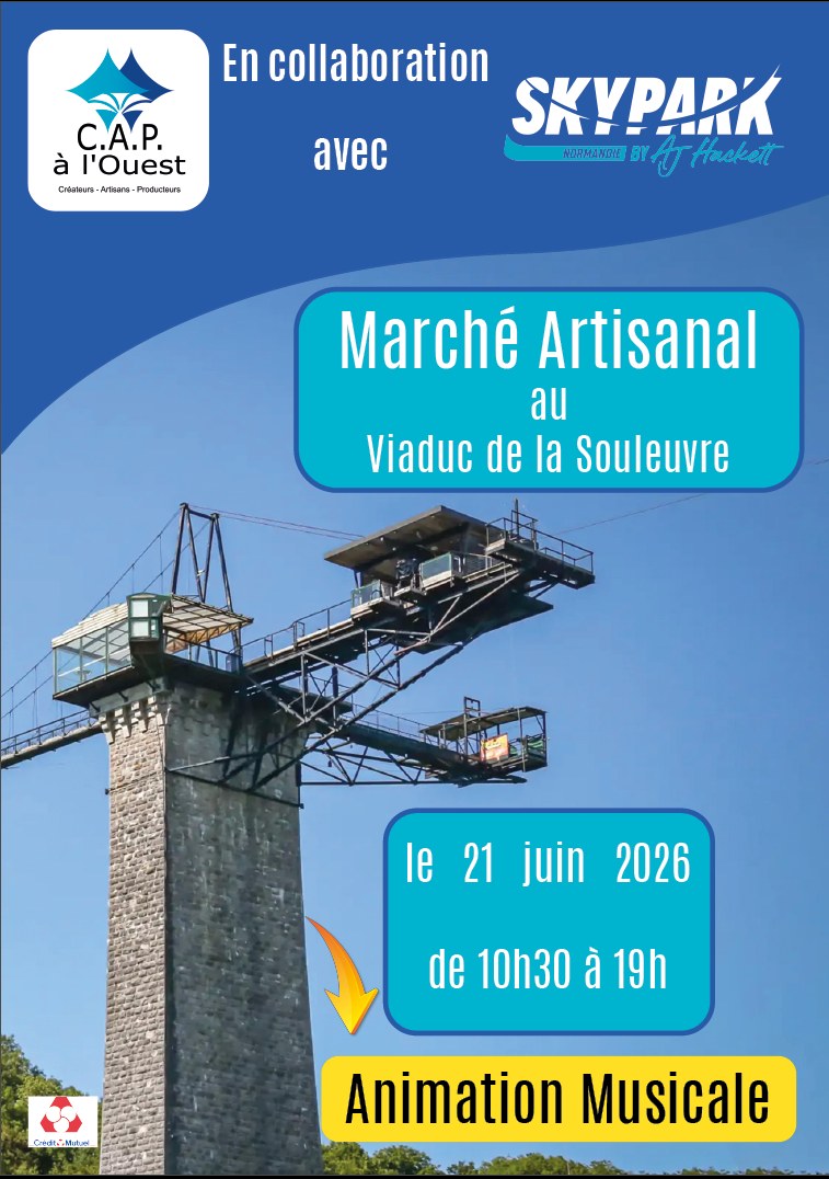 Marché artisanal au Viaduc de la Souleuvre