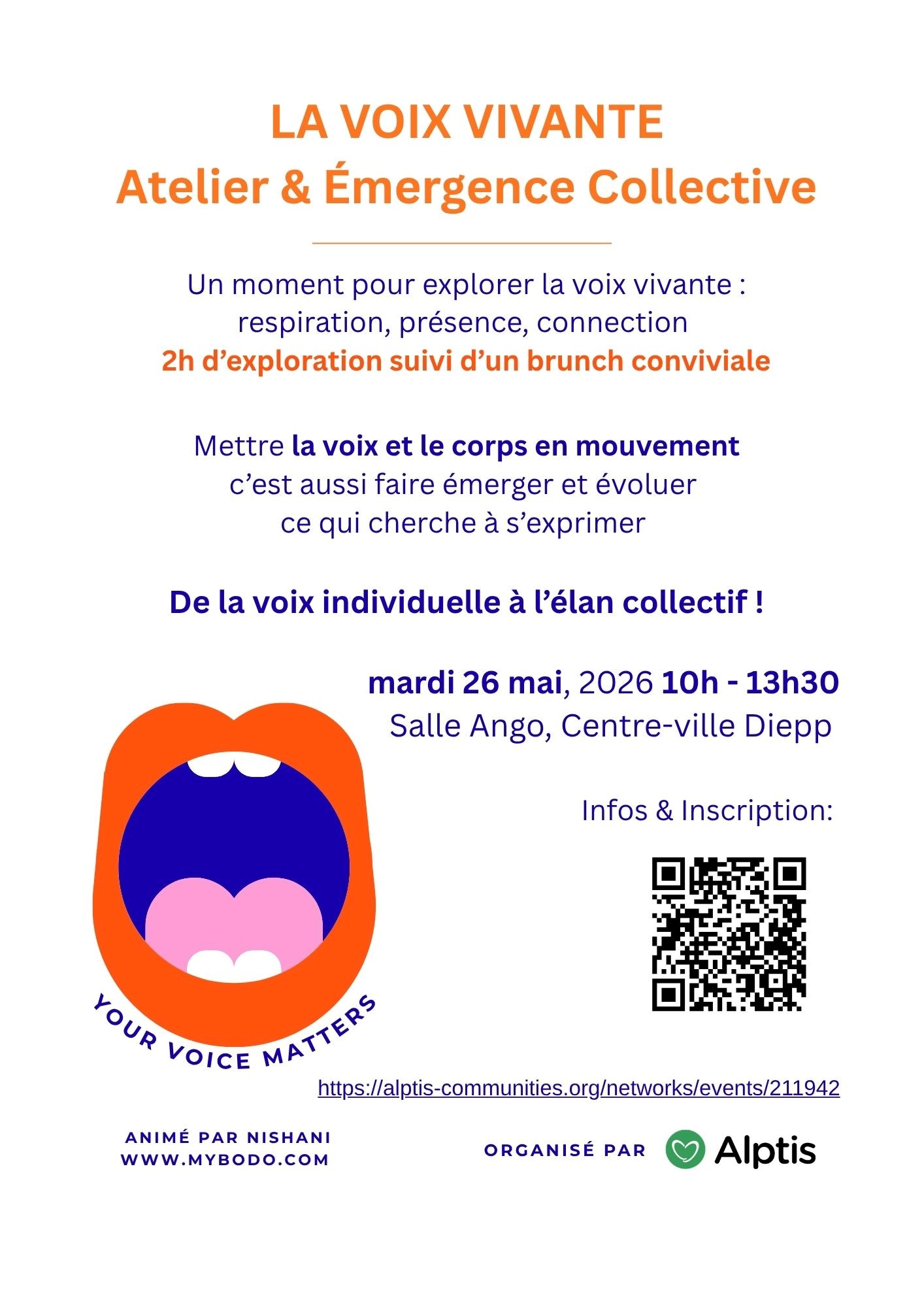 [Atelier] La voix vivante