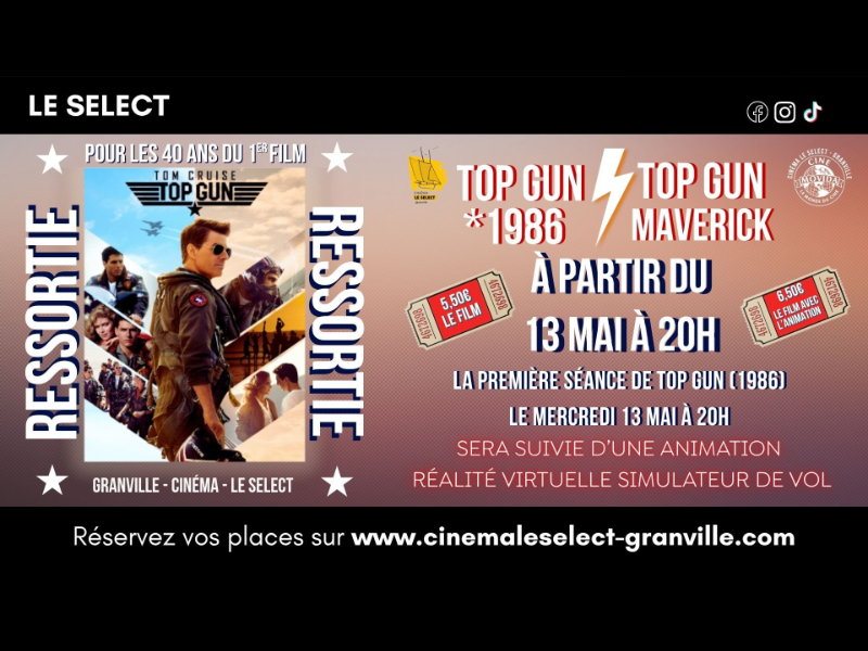 Top gun 1 & 2 et Atelier réalité virtuelle — visuel événement