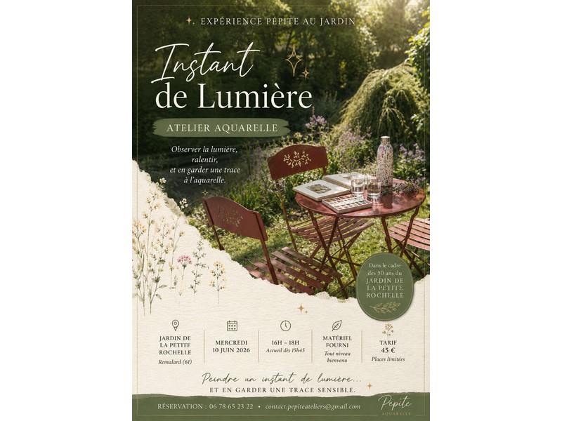 Expérience "Pépite" au Jardin de la Petite Rochelle