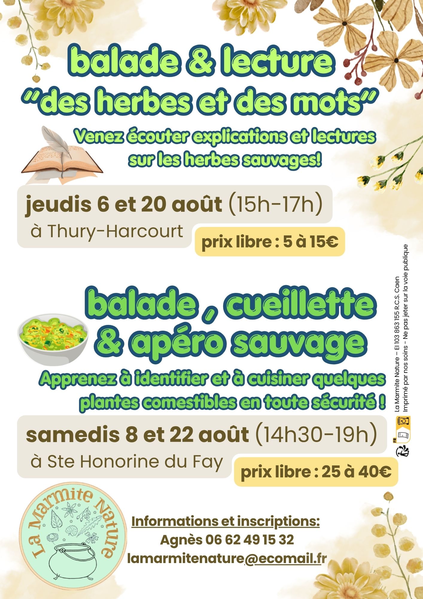 Ateliers découverte des plantes sauvages