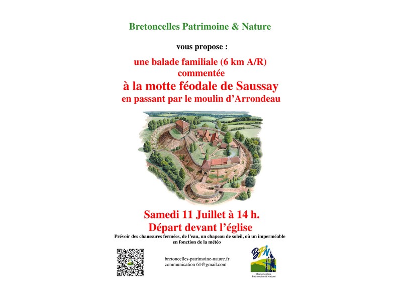 ANNULÉE - Balade à la motte féodale de Saussay
