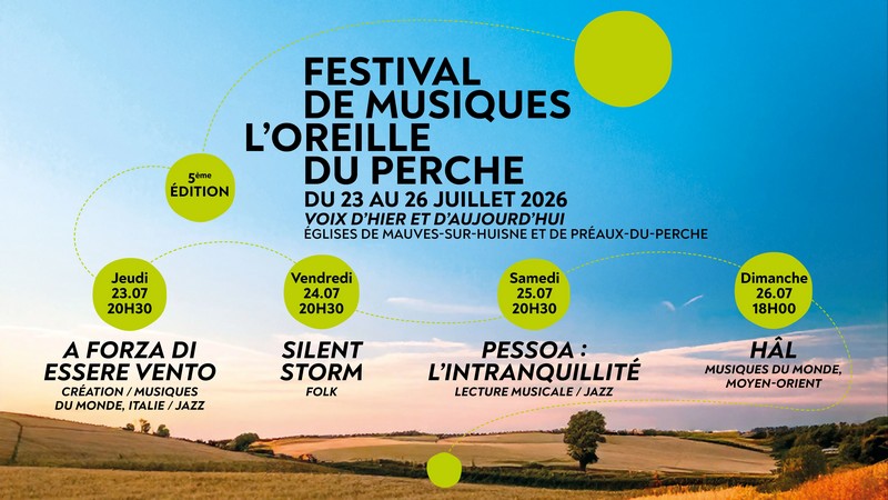 Festival de musiques L'Oreille du Perche - 5ème édition - A forza di essere vento