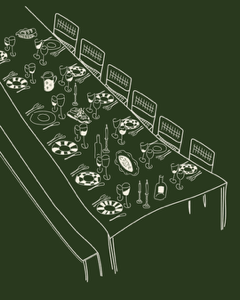 La Table Singulière (repas dans les champs de lin)