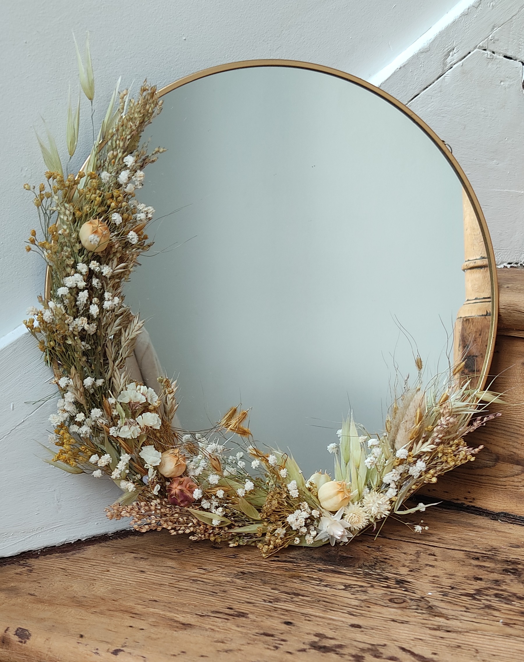 Atelier Grand miroir fleuri