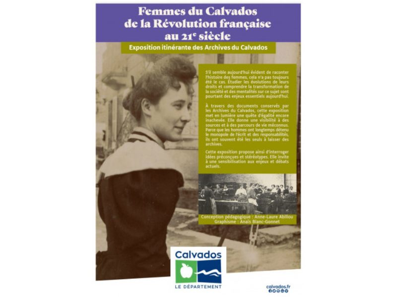 Exposition &quot;Femmes du Calvados de la Révolution française au 19e siècle&quot;