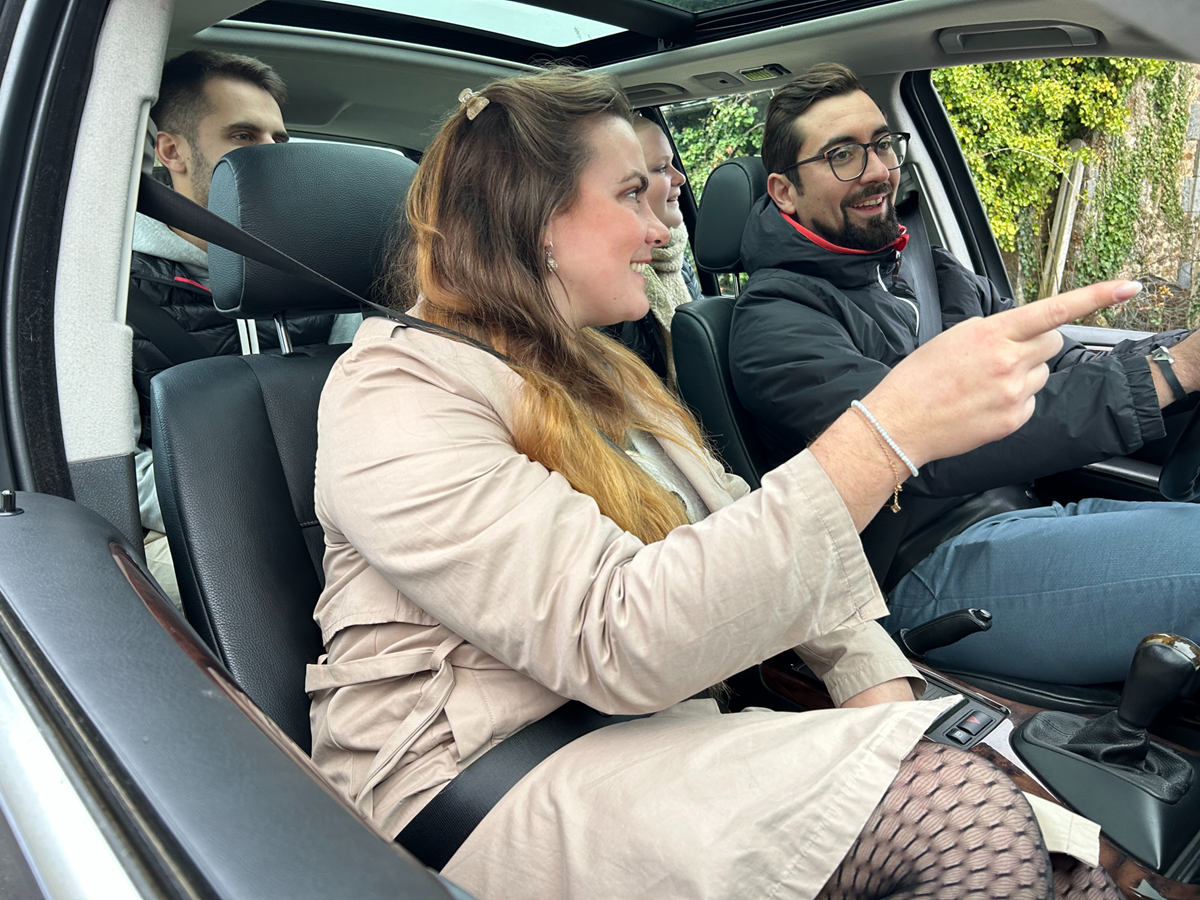 Cécile Normandy Visits, Caen