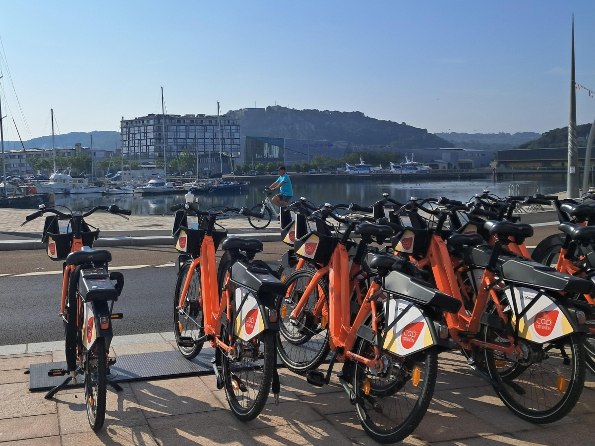 Cap Cotentin > Vélos électriques en libre service à Cherbourg-En-Cotentin