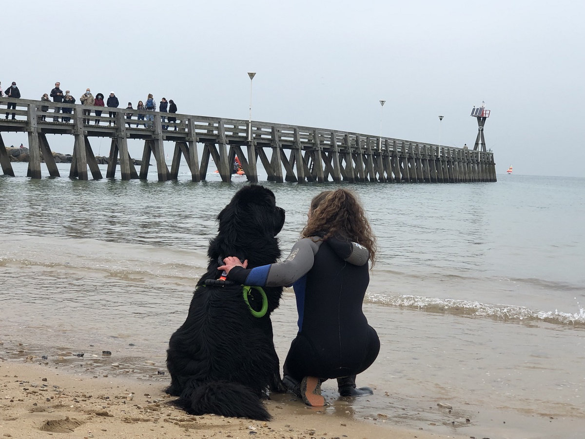 Concours de chien de sauvetage à l'eau — visuel événement