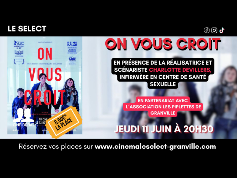 Ciné-débat : on vous croit — visuel événement