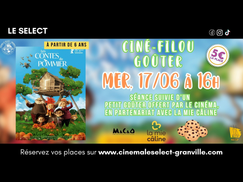 Ciné-goûter : les contes du pommier — visuel événement