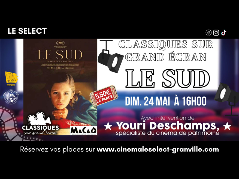 Classique sur grand écran : Le sud — visuel événement