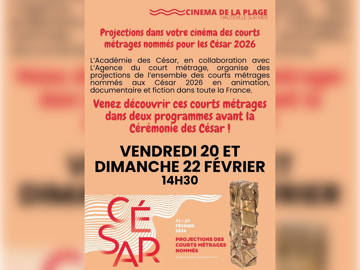 Projection de courts métrages nommés