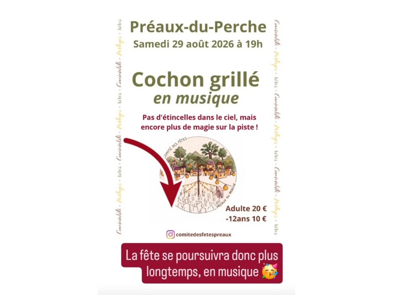Cochon grillé en musique