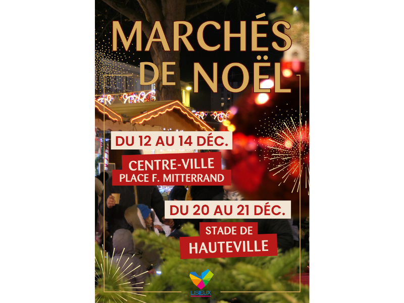 Marché de Noël - Centre ville - Lisieux
