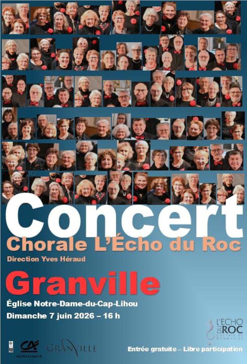 Concert chorale écho du roc de granville
