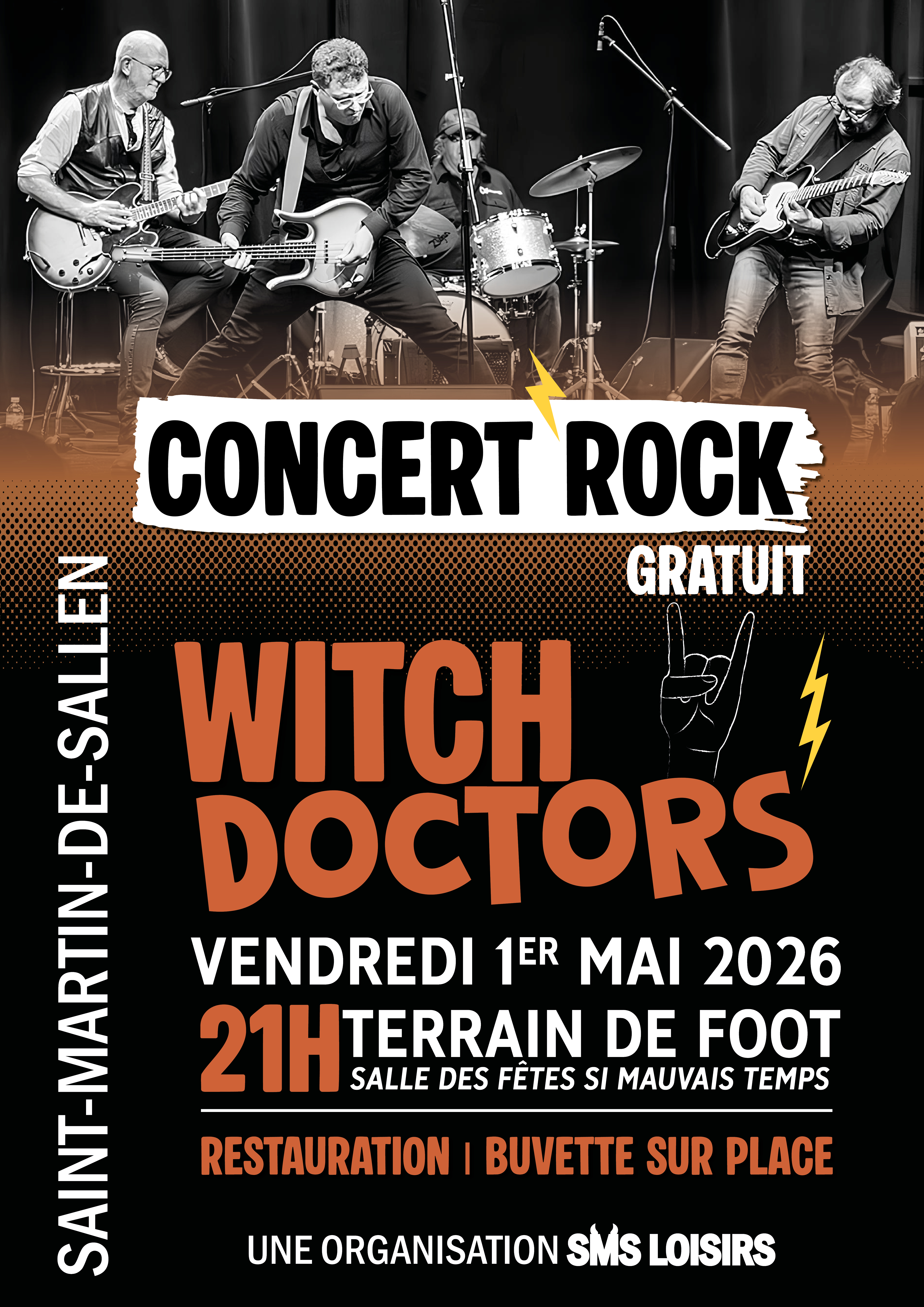 Concert des Witch Doctors — visuel événement