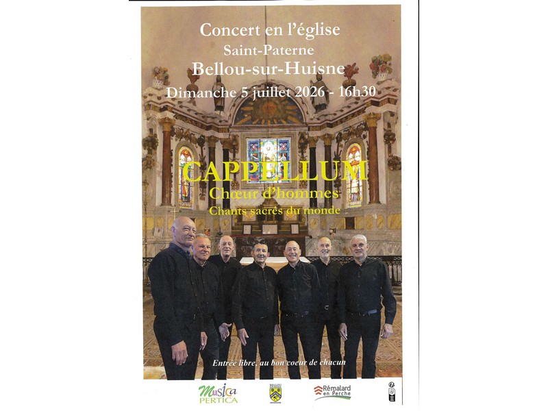 Concert du choeur d'hommes  CAPPELLUM