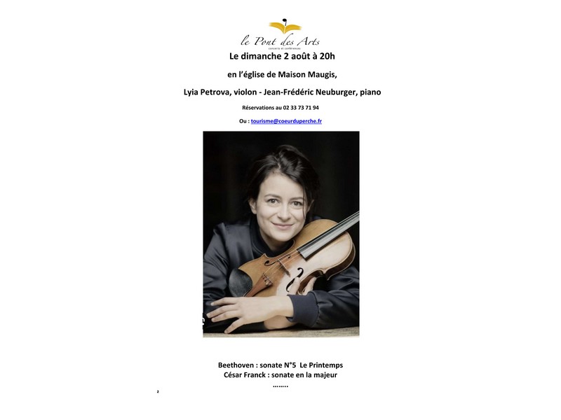 Récital piano-violon - Saison musicale du Pont des Arts