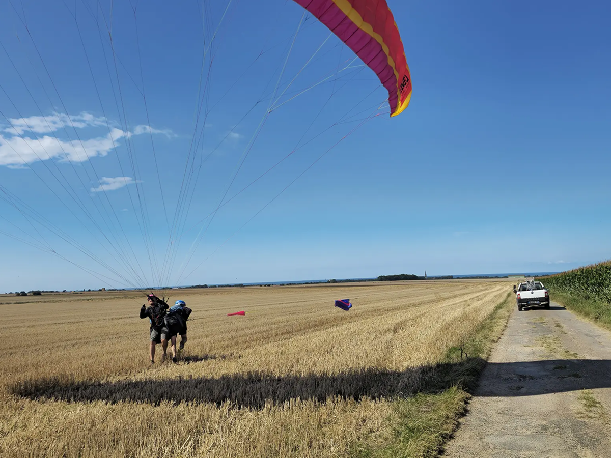 Baptême parapente sur la Côte de Nacre, Bernières-sur-Mer - photo 5