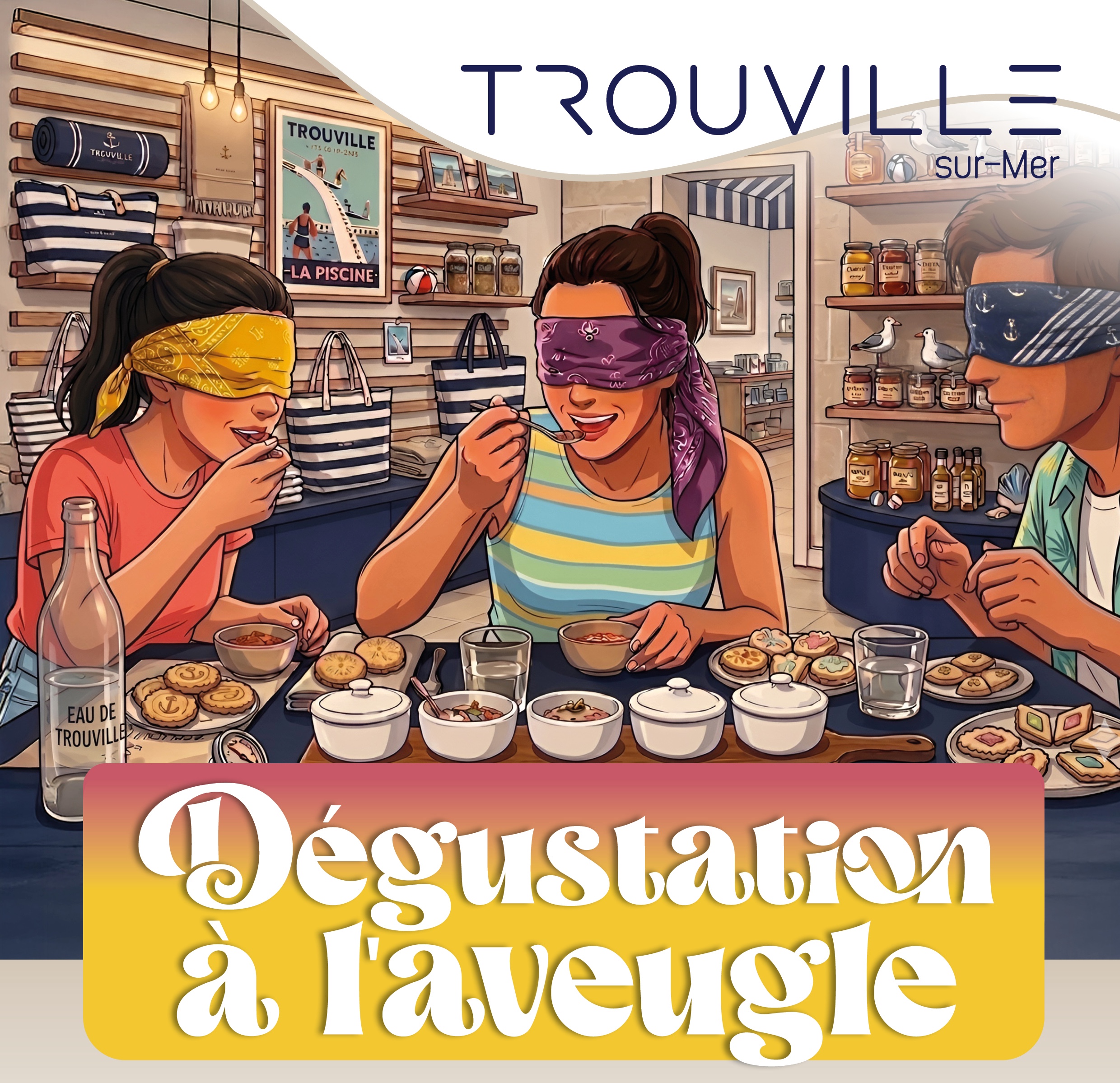 Dégustation à l'aveugle par l'Office de Tourisme